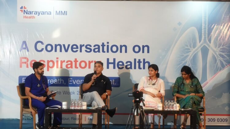 MMI नारायणा अस्पताल में ‘हर सांस, हर पल’ पर पैनल चर्चा, विशेषज्ञों ने फेफड़ों की सेहत और प्रदूषण से बचाव के बताए उपाय