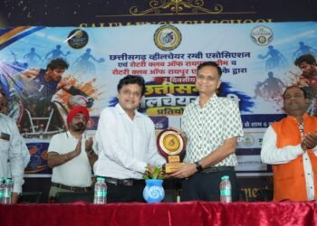 छत्तीसगढ़ राज्य स्तरीय व्हीलचेयर रग्बी प्रतियोगिता में रायपुर टीम बनी विजेता, बिलासपुर टीम उपविजेता