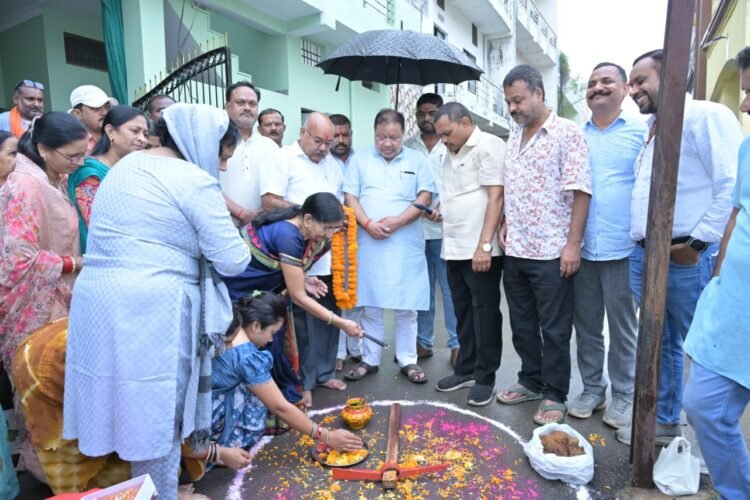 रायपुर दक्षिण के वार्ड 61 में 70 लाख के विकास कार्यों का भूमिपूजन, विधायक सुनील सोनी ने दी सौगात