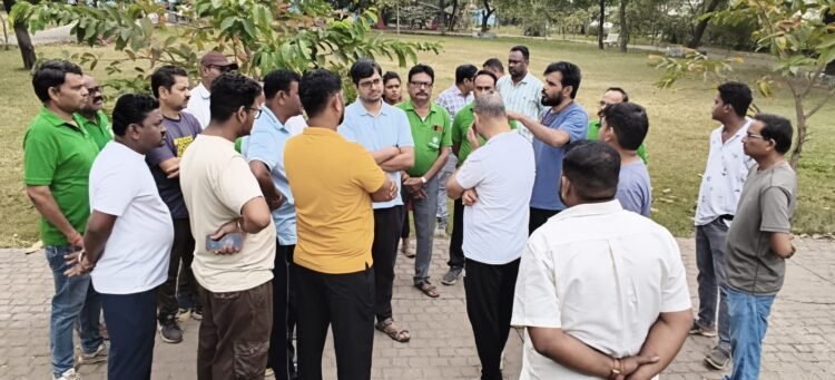 सरजूबांधा तालाब गार्डन का होगा कायाकल्प, निगम आयुक्त संबित मिश्रा ने दिए सुधार के निर्देश
